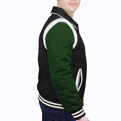 Forest Green-Wool Sleeves & Wool Body (Retro)