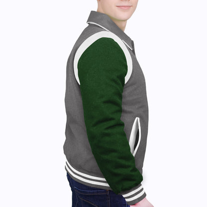 Forest Green-Wool Sleeves & Wool Body (Retro)