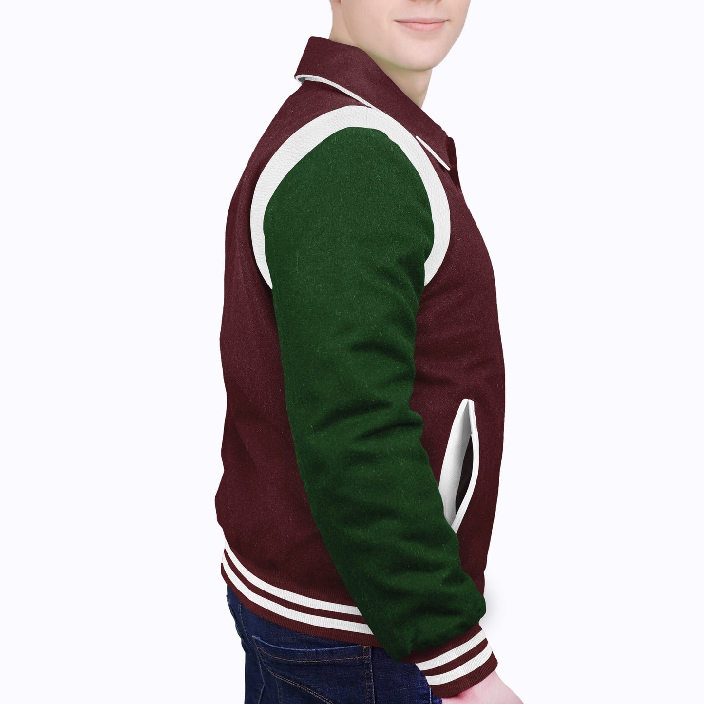 Forest Green-Wool Sleeves & Wool Body (Retro)