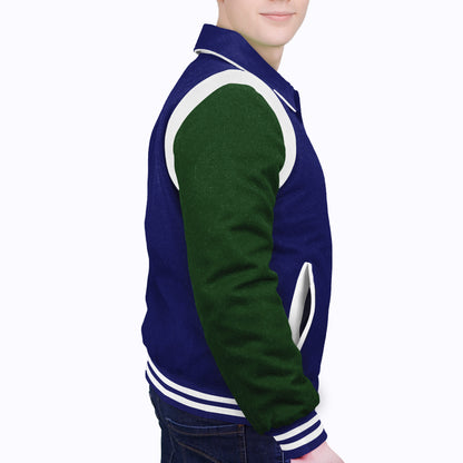 Forest Green-Wool Sleeves & Wool Body (Retro)