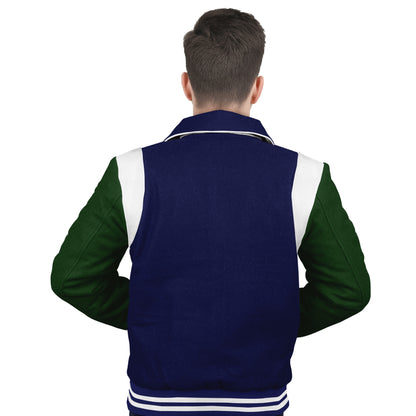 Forest Green-Wool Sleeves & Wool Body (Retro)