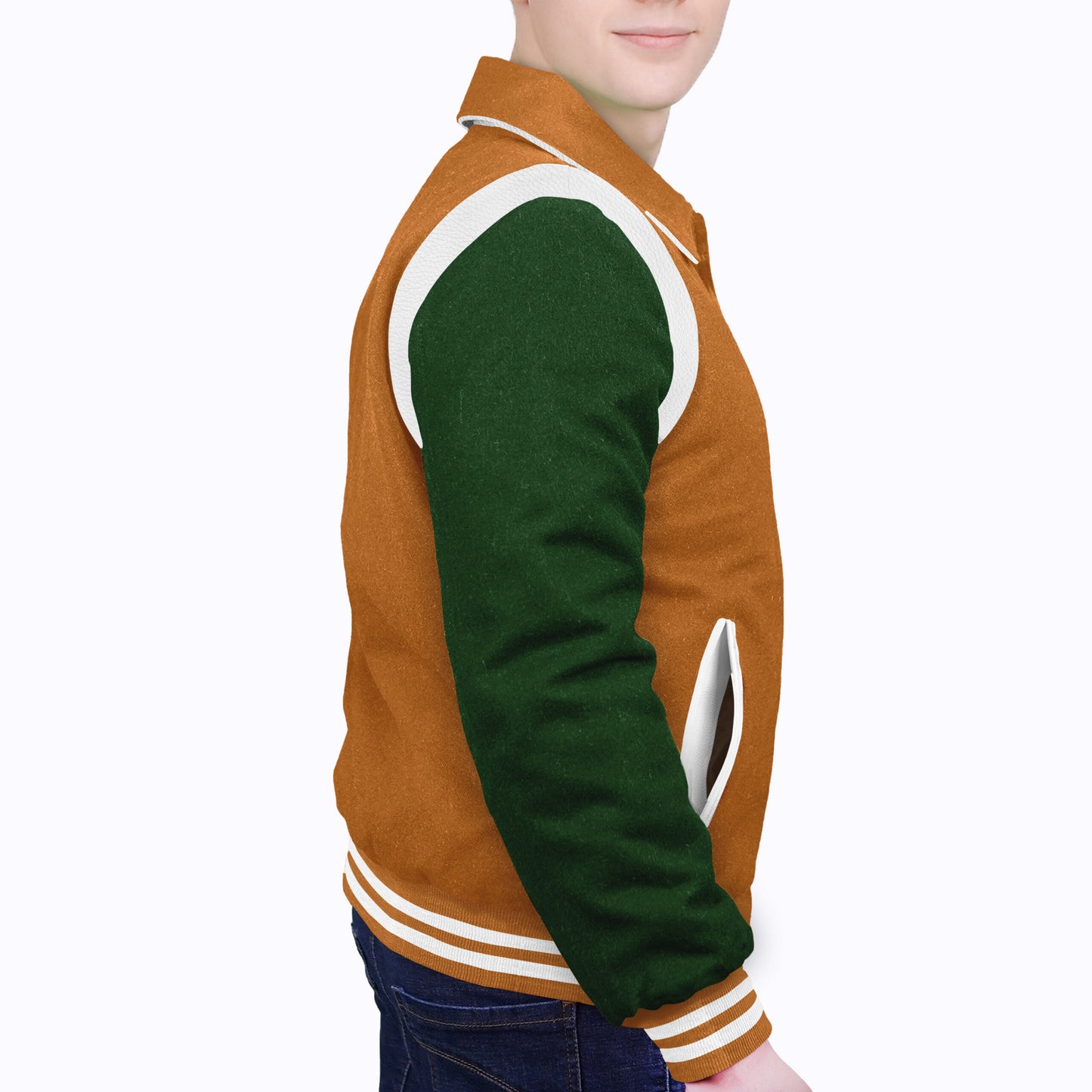 Forest Green-Wool Sleeves & Wool Body (Retro)