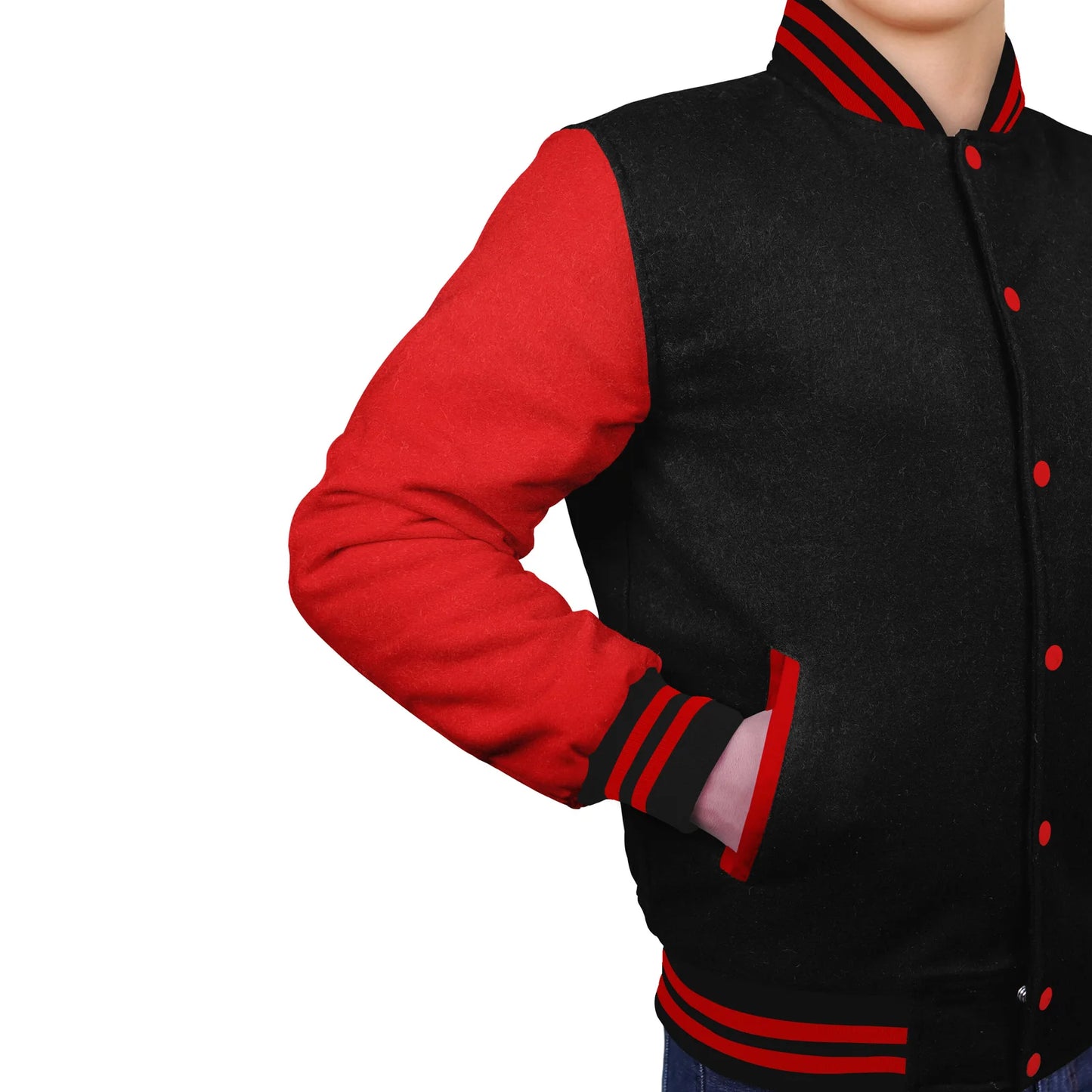 Red-Wool Sleeves & Wool Body