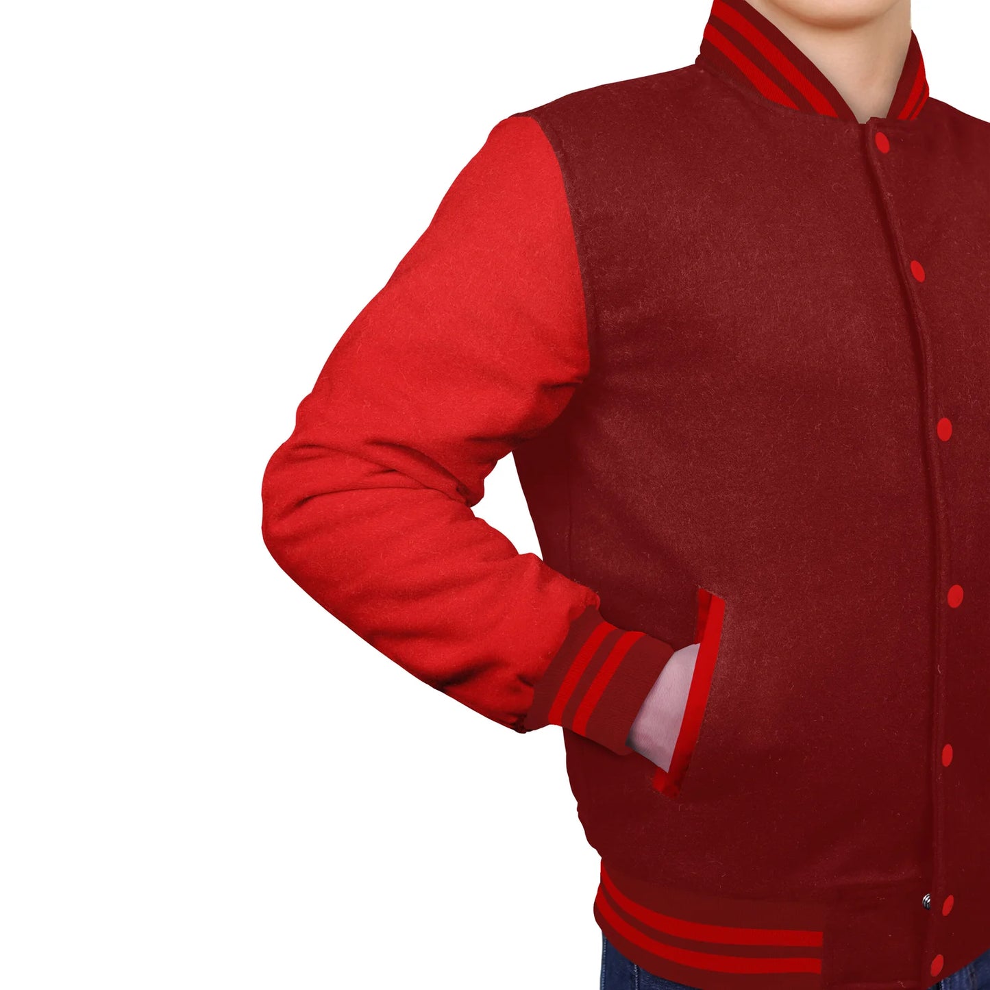 Red-Wool Sleeves & Wool Body