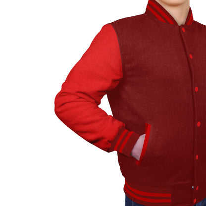 Red-Wool Sleeves & Wool Body