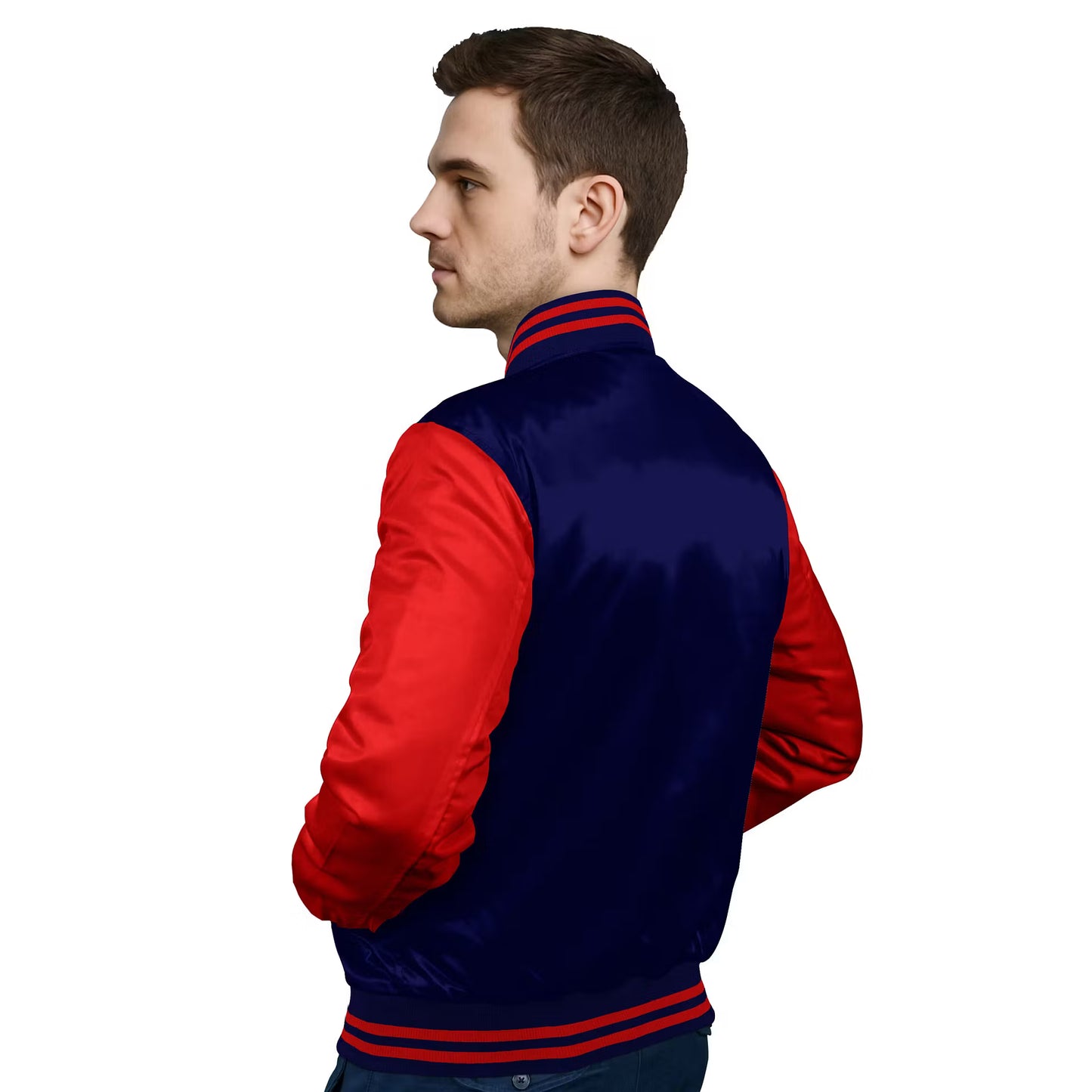 Red-Satin Sleeves & Satin Body