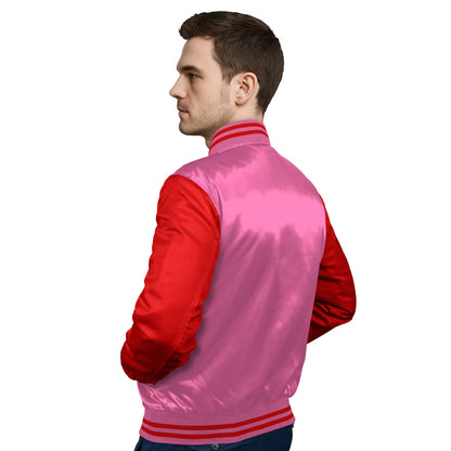 Red-Satin Sleeves & Satin Body