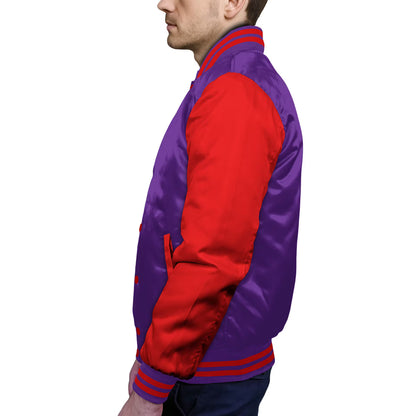 Red-Satin Sleeves & Satin Body