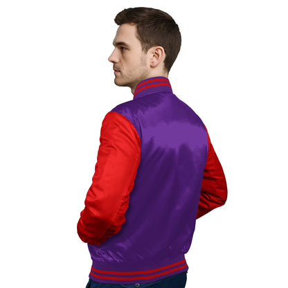 Red-Satin Sleeves & Satin Body