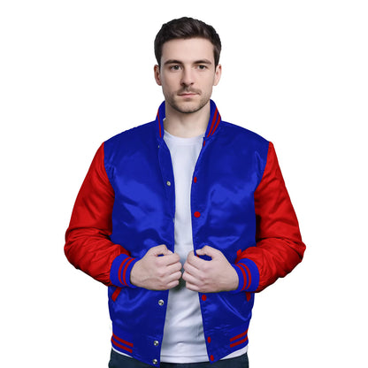 Red-Satin Sleeves & Satin Body