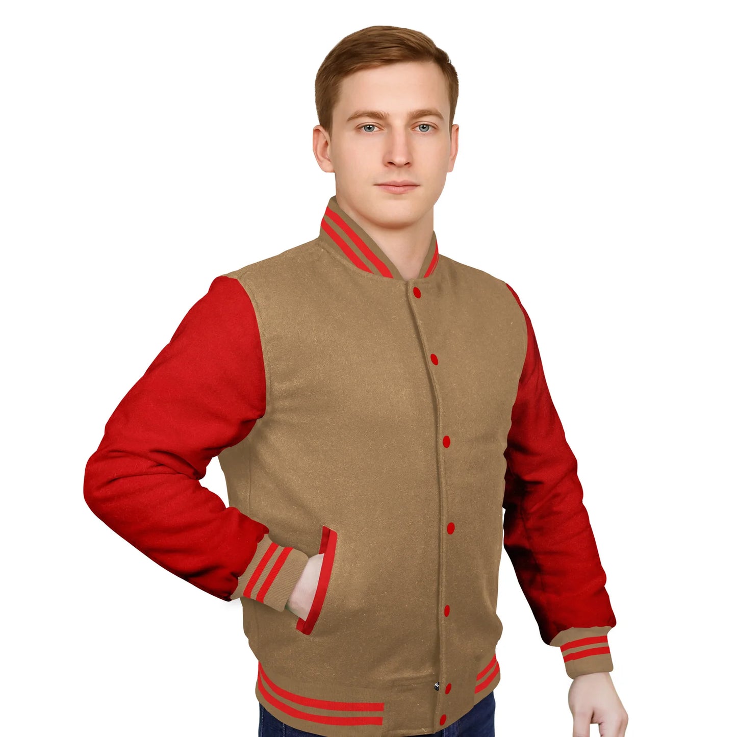 Red-Wool Sleeves & Wool Body