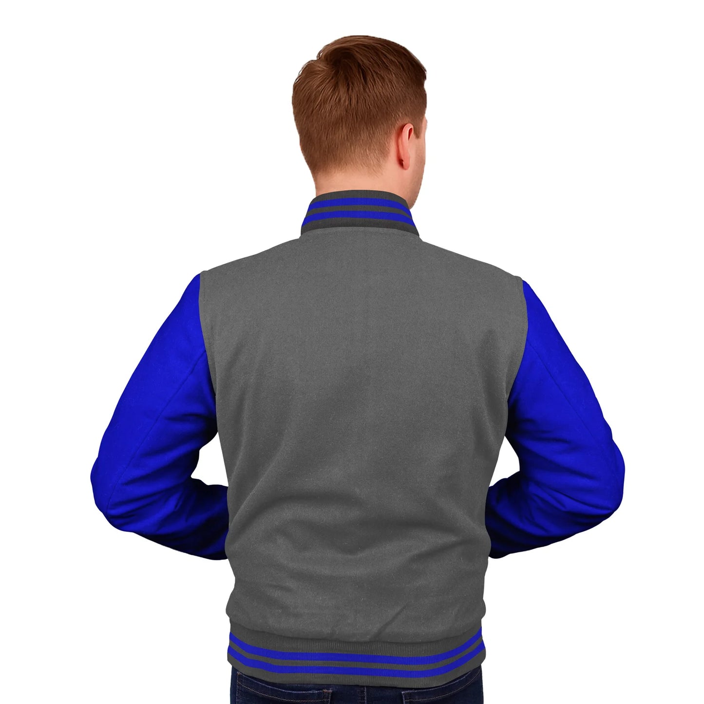 Royal Blue-Wool Sleeves & Wool Body