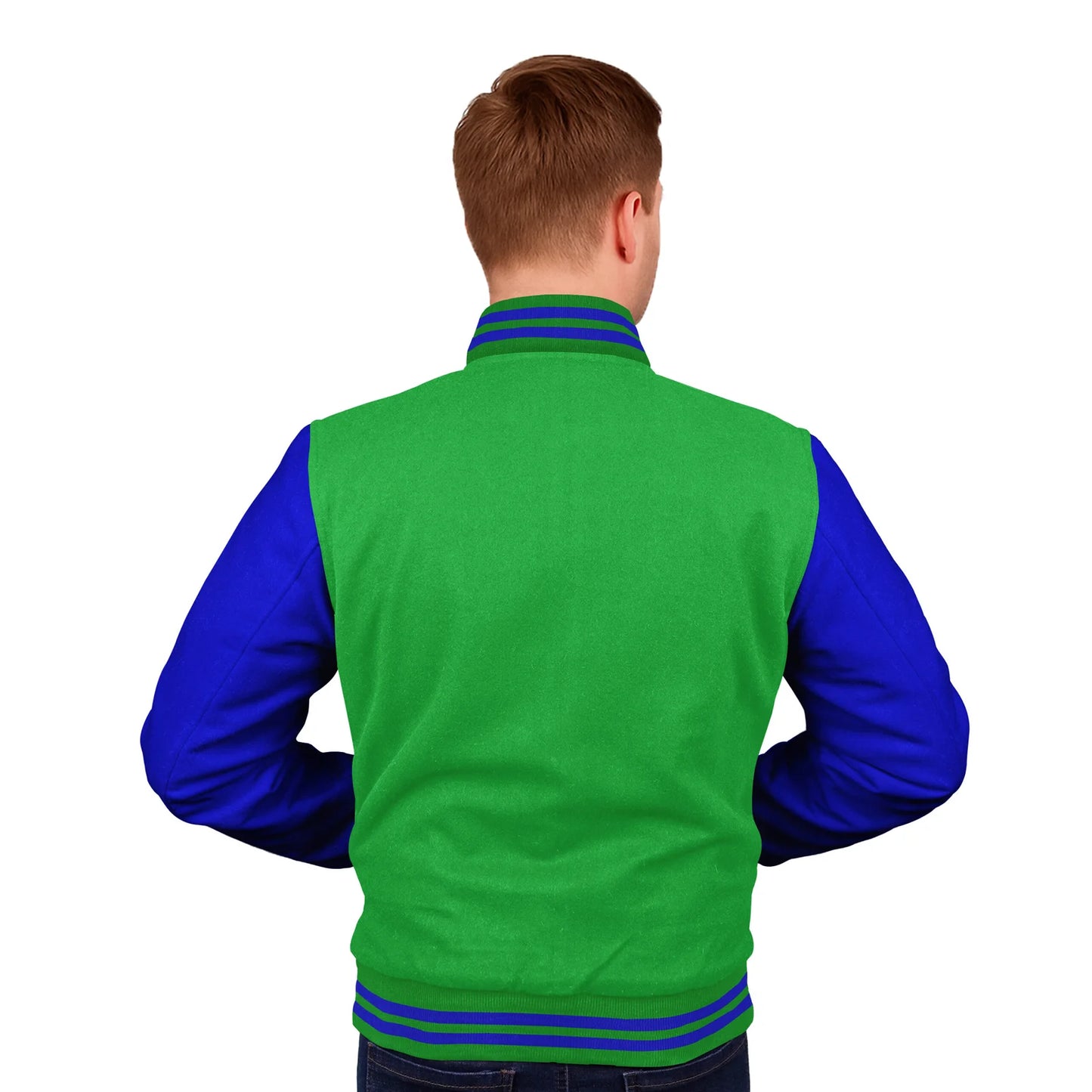 Royal Blue-Wool Sleeves & Wool Body