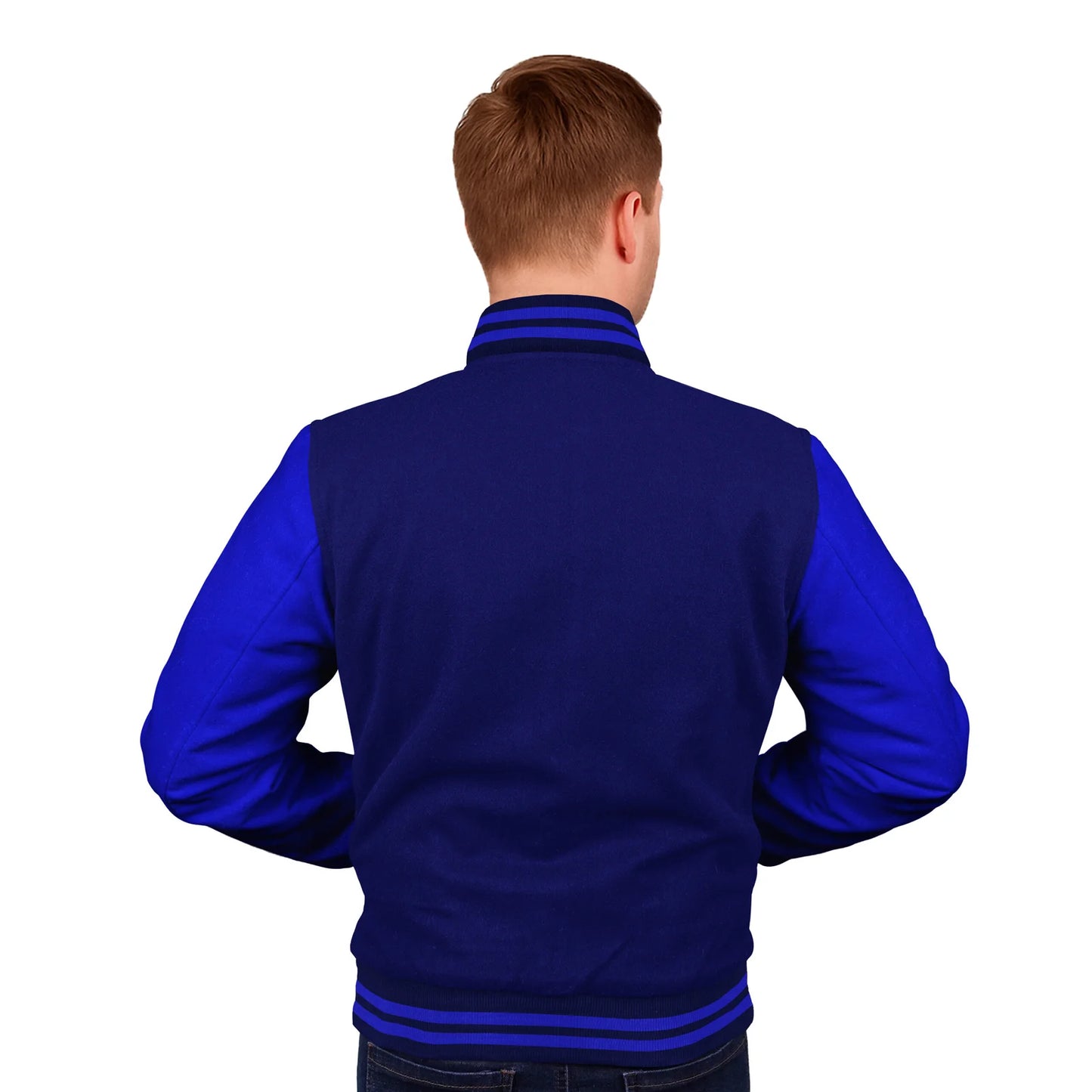 Royal Blue-Wool Sleeves & Wool Body