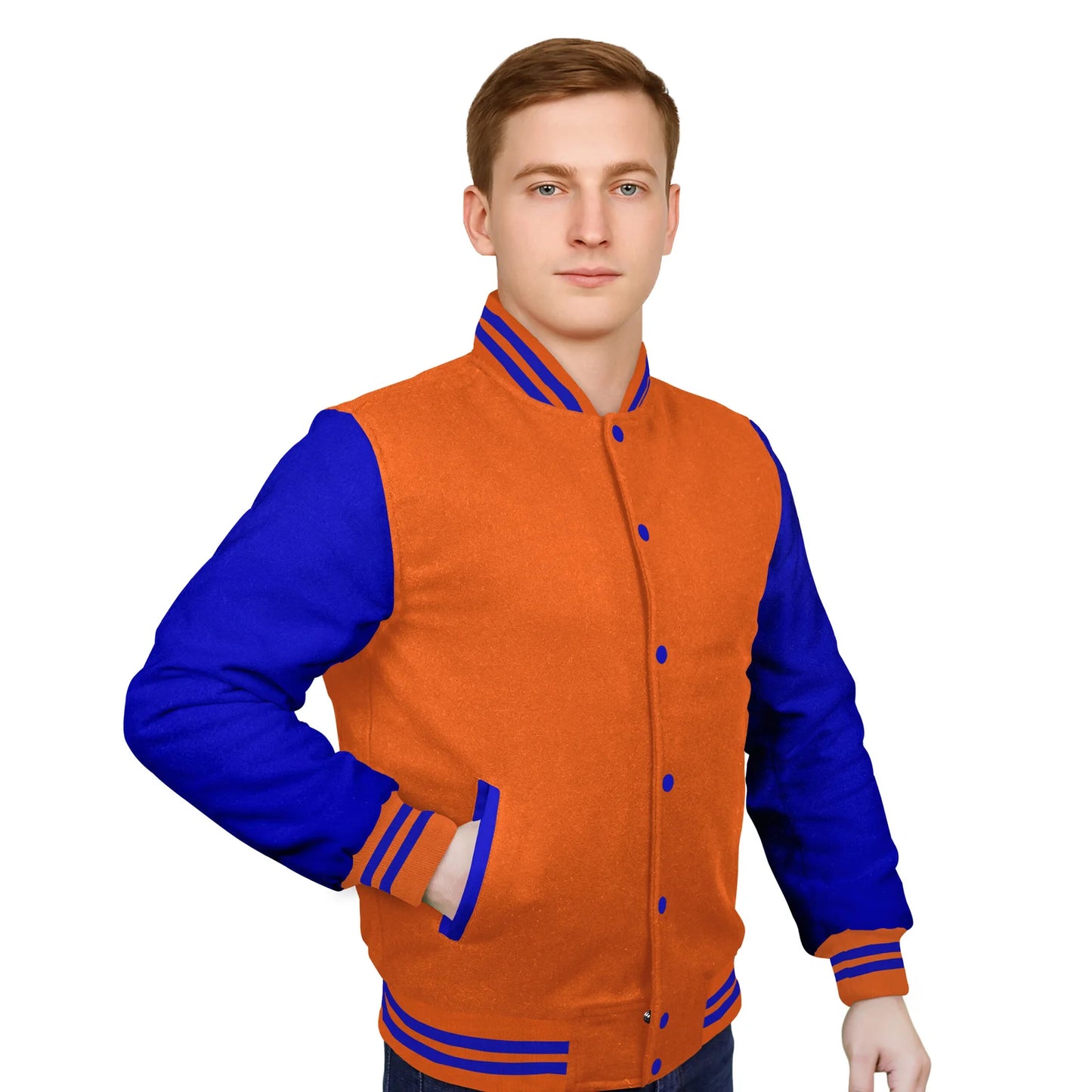 Royal Blue-Wool Sleeves & Wool Body