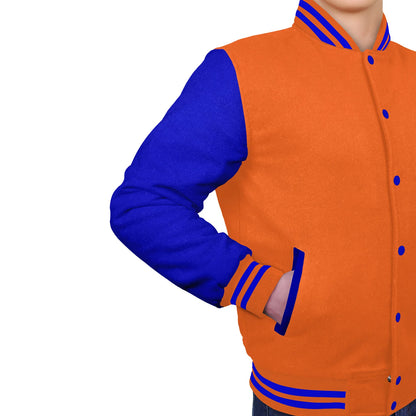 Royal Blue-Wool Sleeves & Wool Body