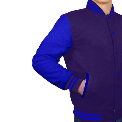 Royal Blue-Wool Sleeves & Wool Body