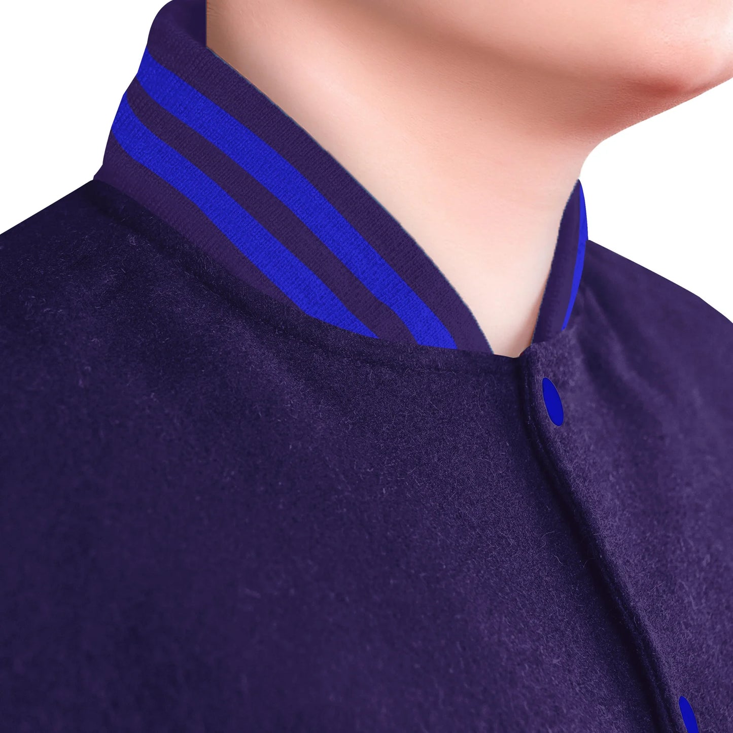 Royal Blue-Wool Sleeves & Wool Body