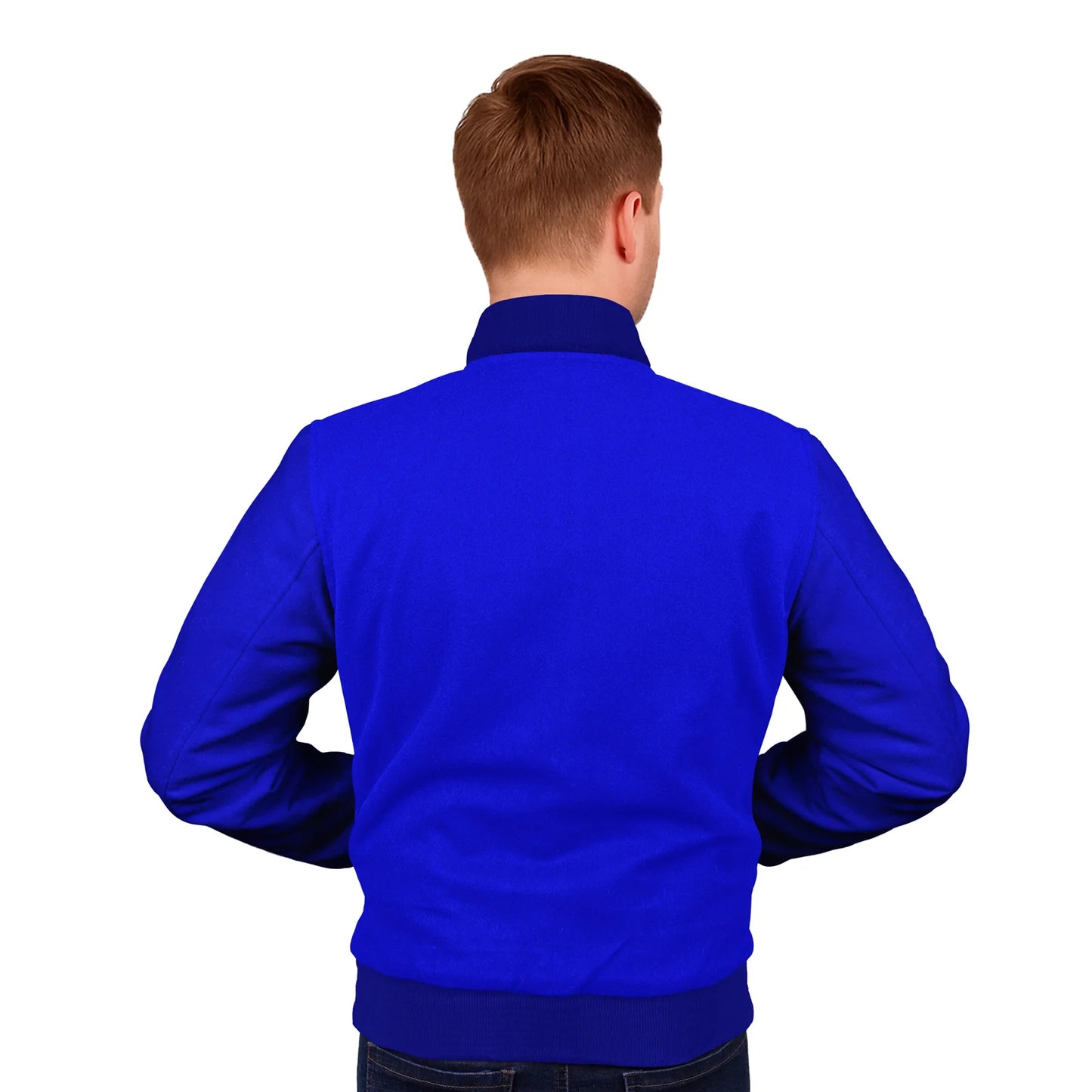 Royal Blue-Wool Sleeves & Wool Body