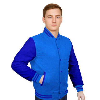 Royal Blue-Wool Sleeves & Wool Body