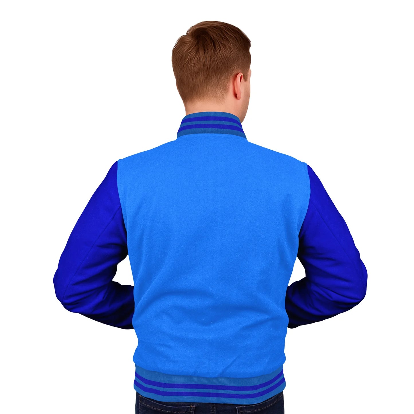 Royal Blue-Wool Sleeves & Wool Body