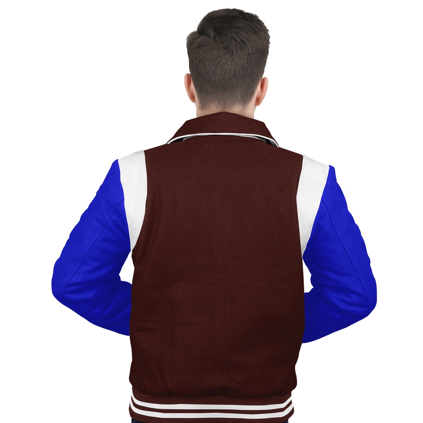 Royal Blue-Wool Sleeves & Wool Body (Retro)