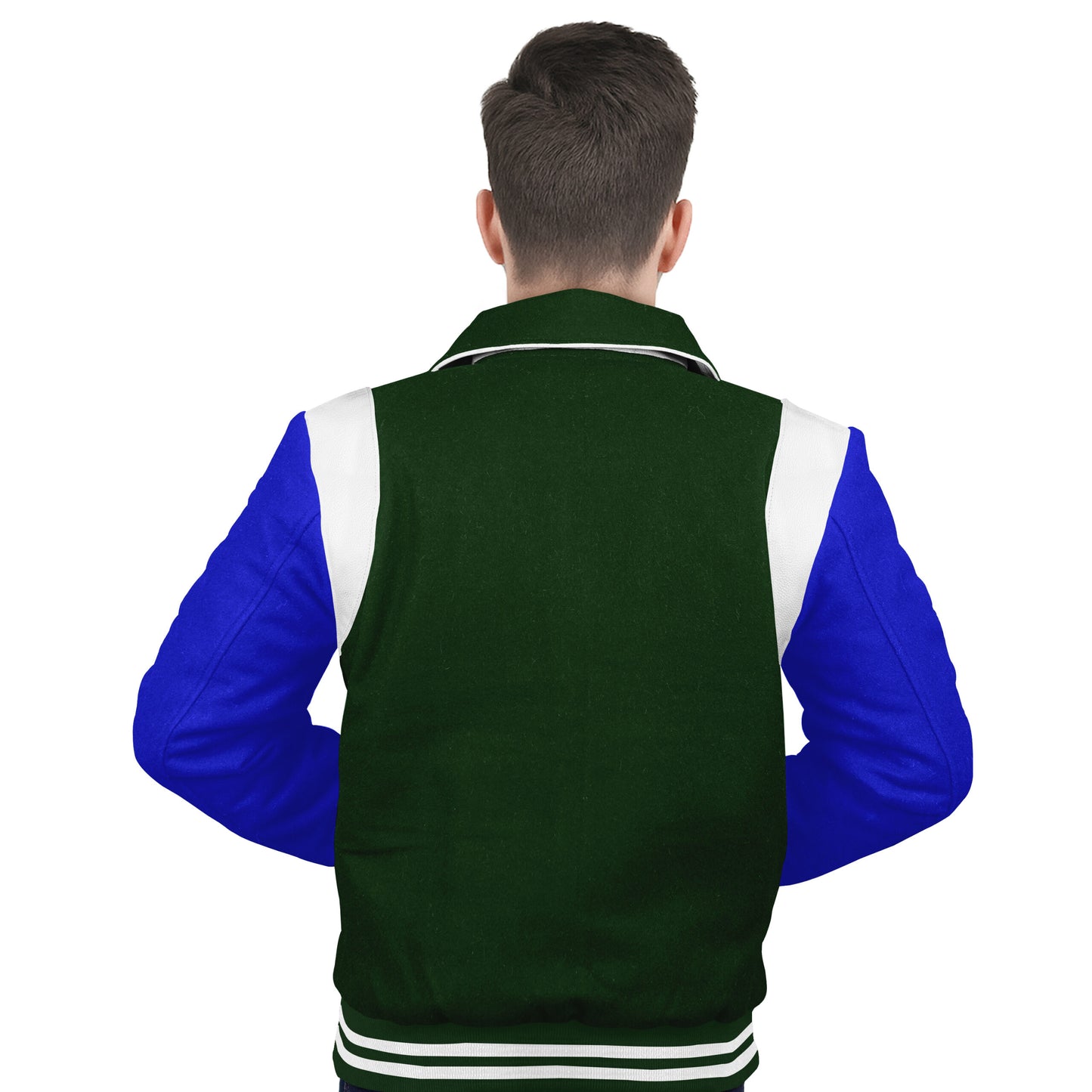 Royal Blue-Wool Sleeves & Wool Body (Retro)