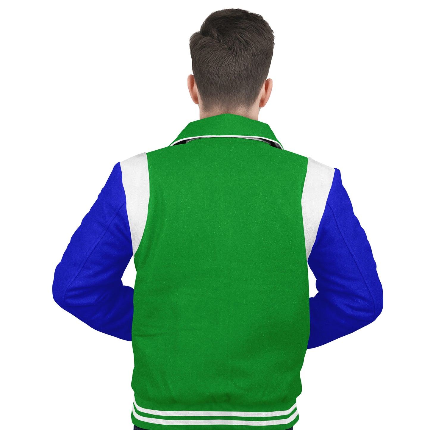 Royal Blue-Wool Sleeves & Wool Body (Retro)