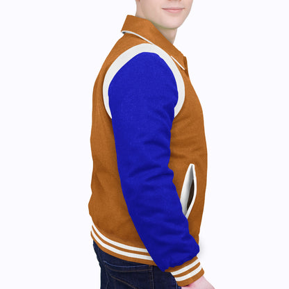 Royal Blue-Wool Sleeves & Wool Body (Retro)