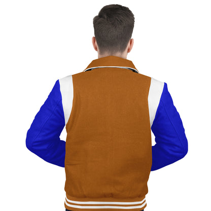 Royal Blue-Wool Sleeves & Wool Body (Retro)