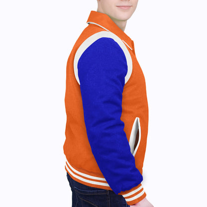 Royal Blue-Wool Sleeves & Wool Body (Retro)