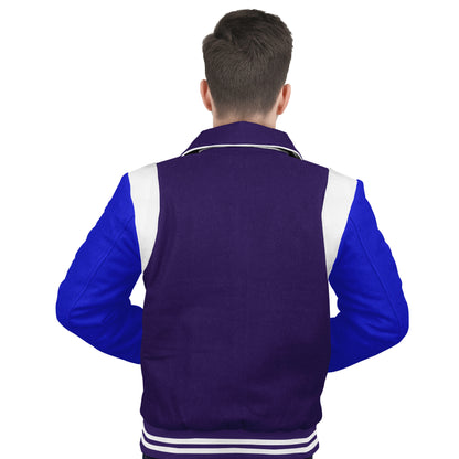 Royal Blue-Wool Sleeves & Wool Body (Retro)