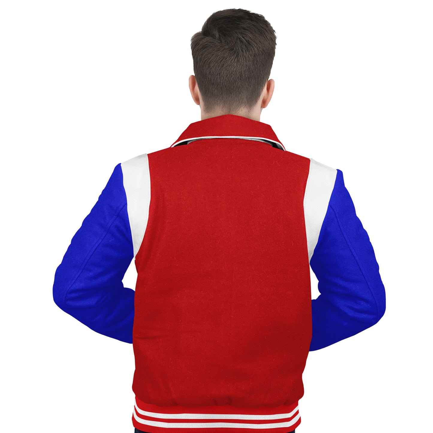 Royal Blue-Wool Sleeves & Wool Body (Retro)