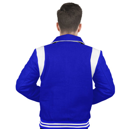 Royal Blue-Wool Sleeves & Wool Body (Retro)