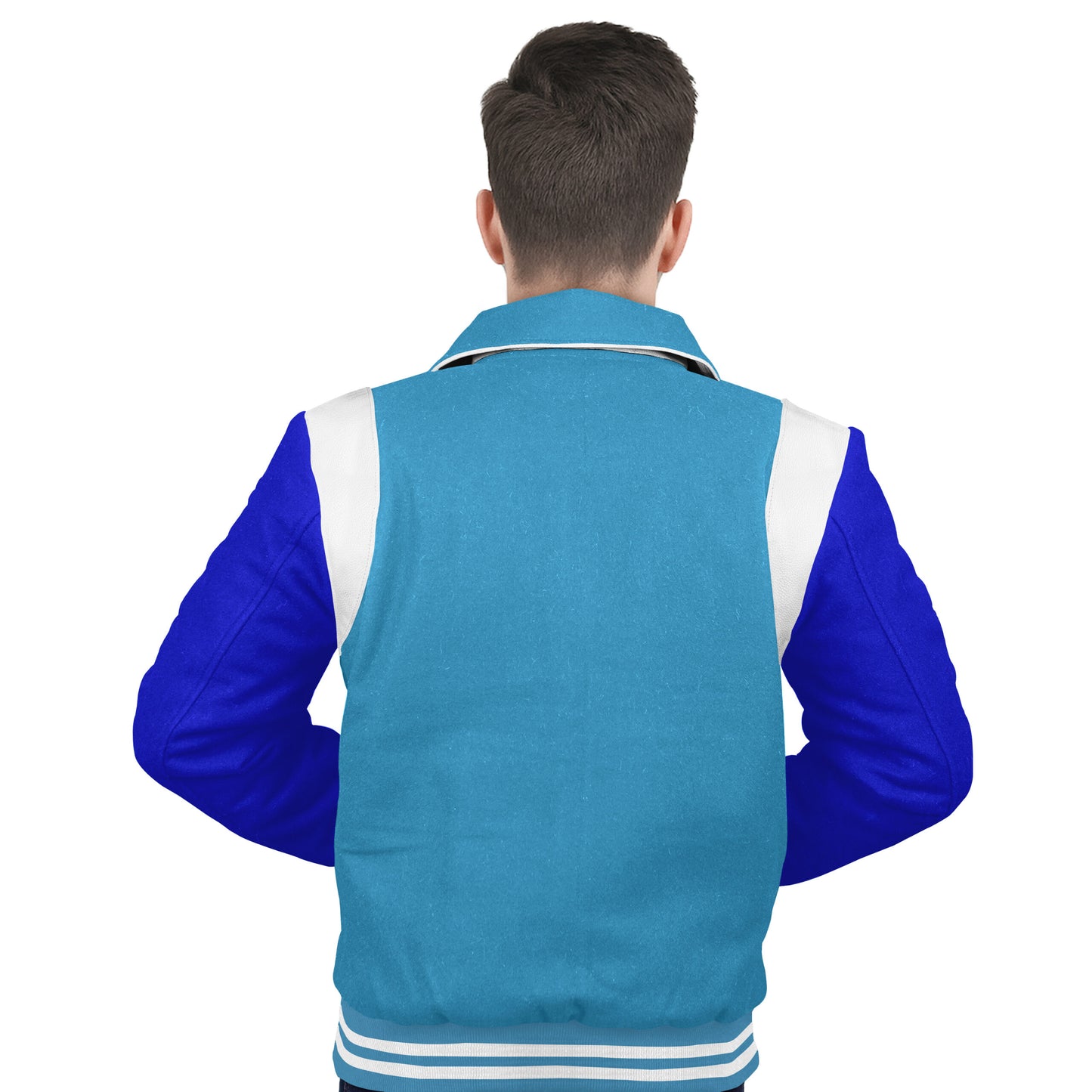 Royal Blue-Wool Sleeves & Wool Body (Retro)