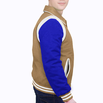 Royal Blue-Wool Sleeves & Wool Body (Retro)