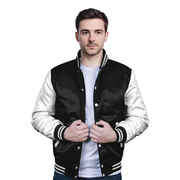 White-Satin Sleeves & Satin Body