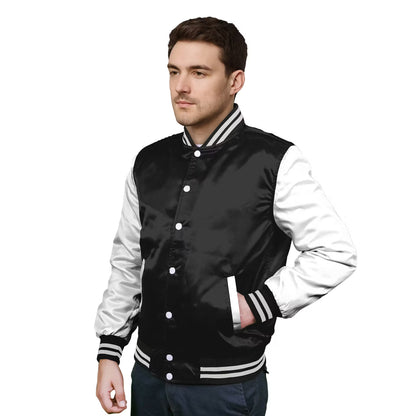 White-Satin Sleeves & Satin Body