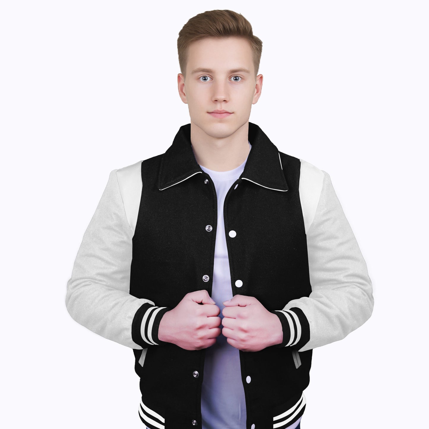 White-Wool Sleeves & Wool Body (Retro)