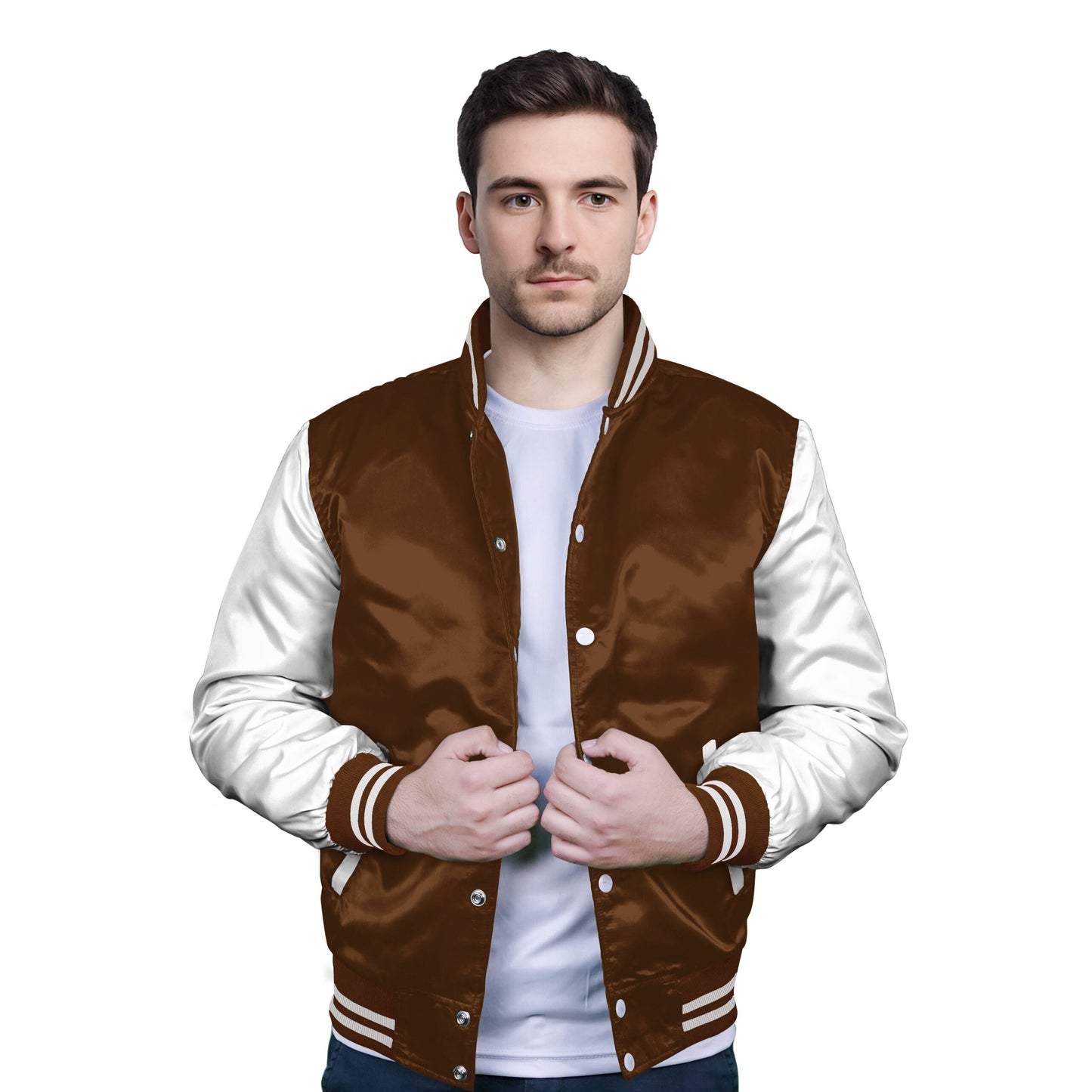 White-Satin Sleeves & Satin Body