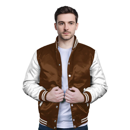 White-Satin Sleeves & Satin Body