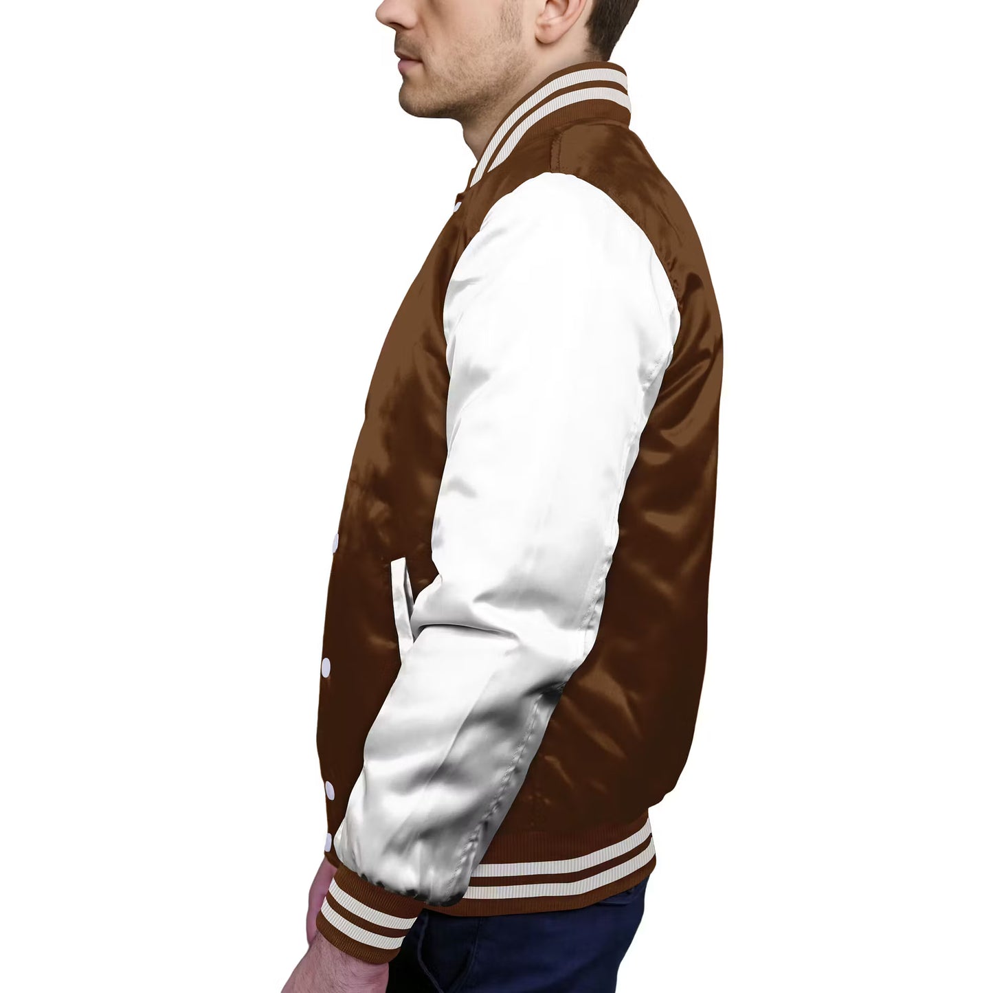 White-Satin Sleeves & Satin Body