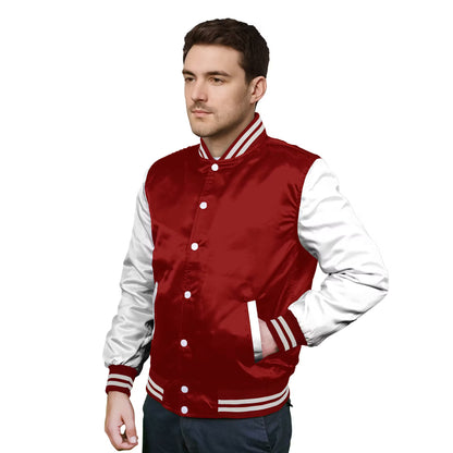 White-Satin Sleeves & Satin Body