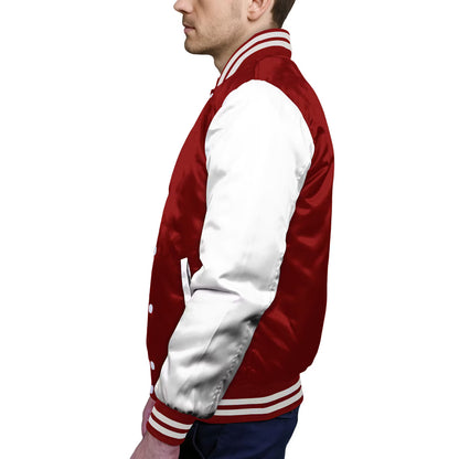 White-Satin Sleeves & Satin Body