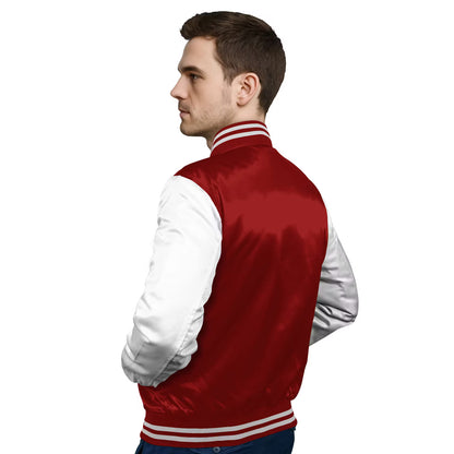 White-Satin Sleeves & Satin Body