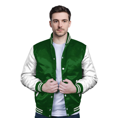 White-Satin Sleeves & Satin Body