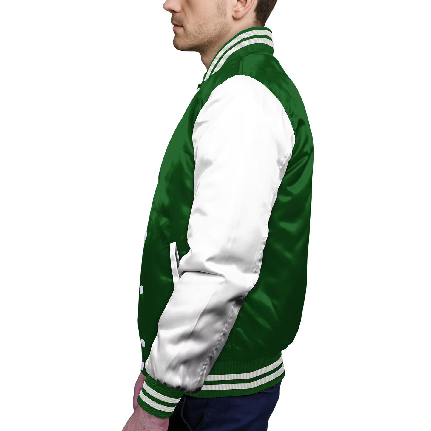 White-Satin Sleeves & Satin Body