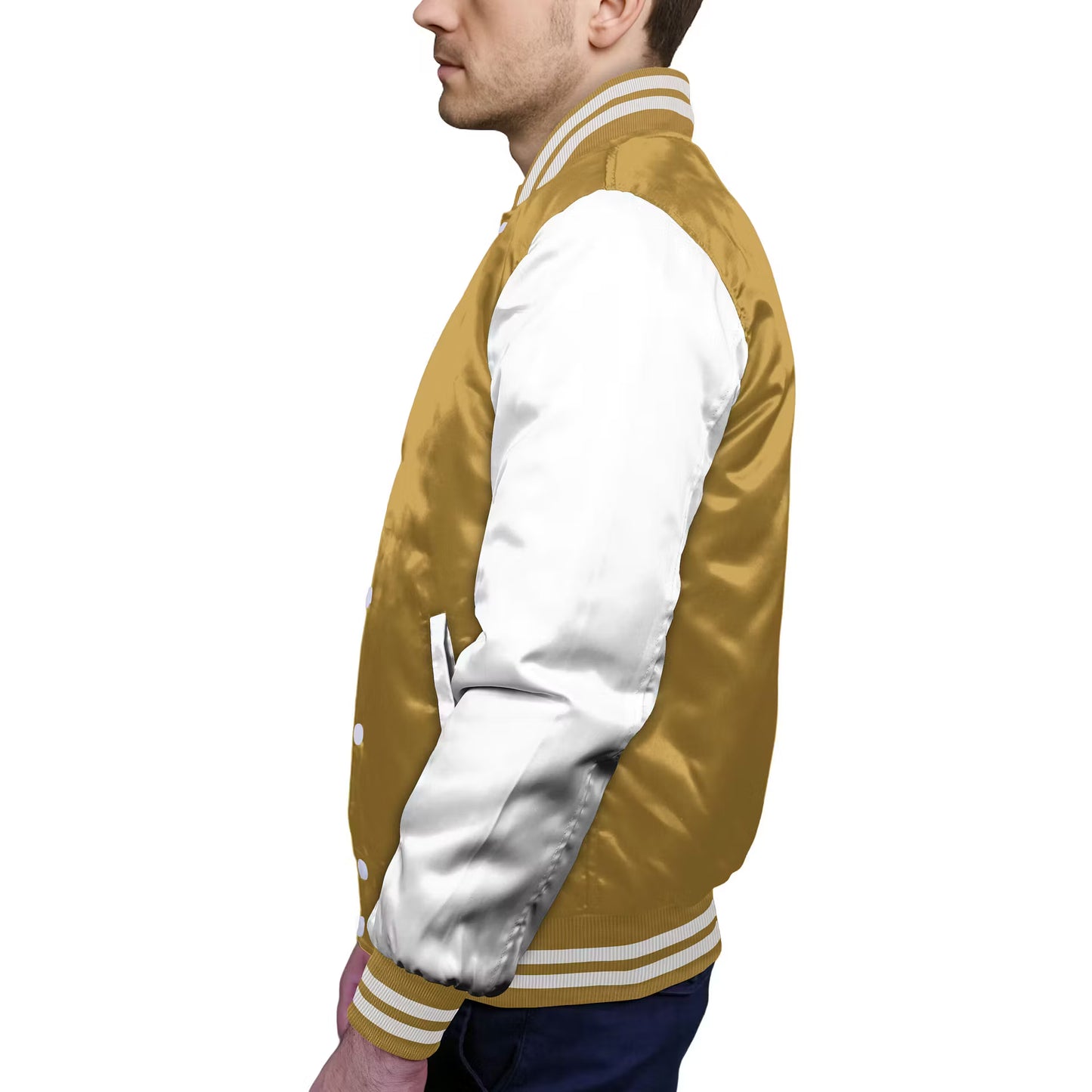 White-Satin Sleeves & Satin Body