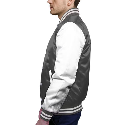 White-Satin Sleeves & Satin Body