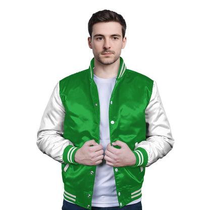 White-Satin Sleeves & Satin Body